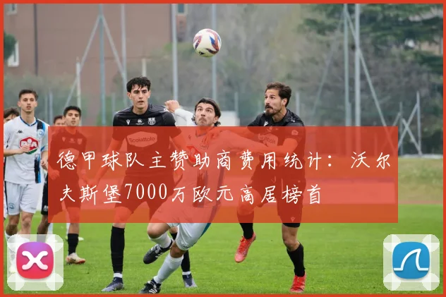 德甲球队主赞助商费用统计：沃尔夫斯堡7000万欧元高居榜首
